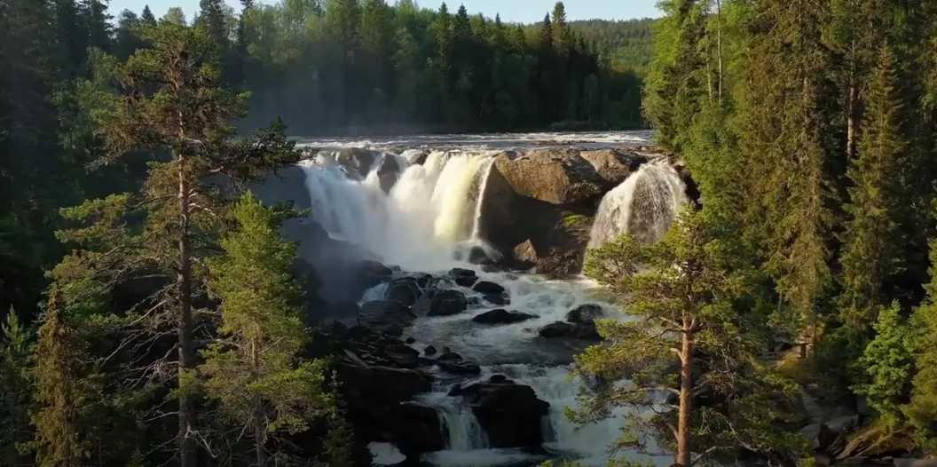 Ristafallet Waterfall in Sweden-My Visiting Experience