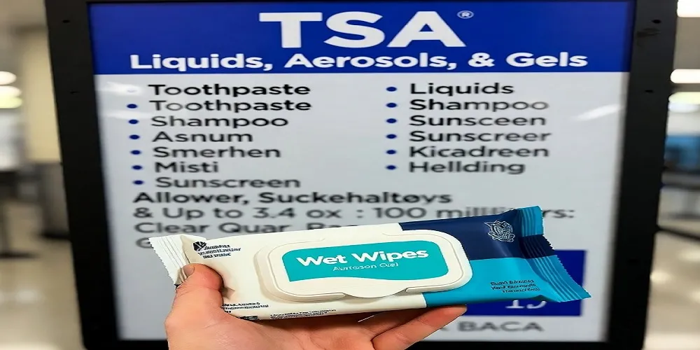 Can You Bring Wet Wipes on a Plane