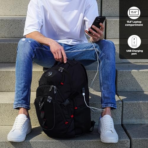 Swissdigital Design Large Travel Backpack For Men: Top Pick