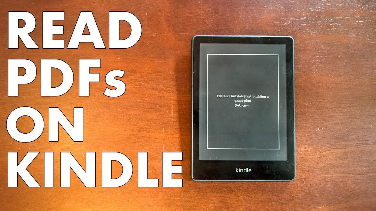 Can Amazon Kindle Paperwhite Read PDF