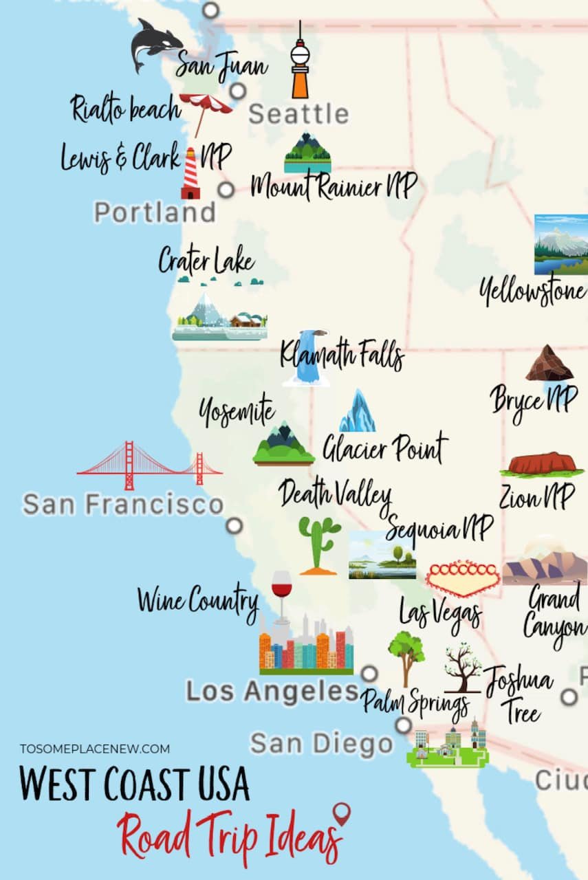 United States West Coast Road Trip