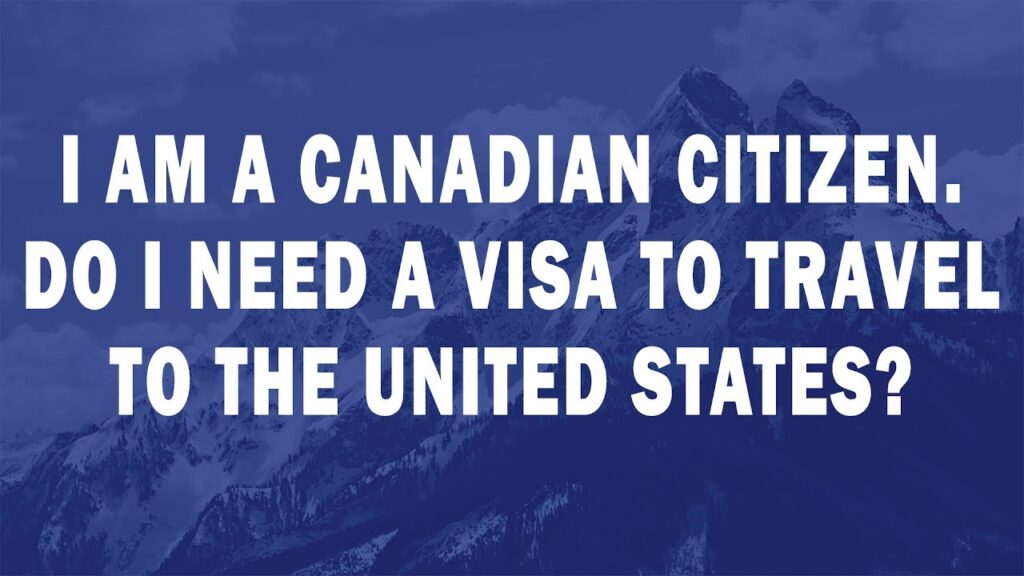 Can Canadian Citizen Visit USA Without Visa