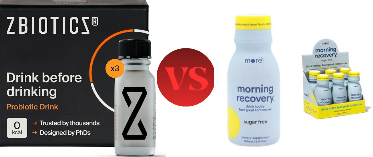 Zbiotics Vs Morning Recovery